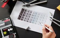 Creative Tips STABILO Arty assorti tips zwart en grijs 10 stuks-3