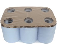 Handdoekrol Cleaninq Matic 2-laags 21cmx150m blauw-2