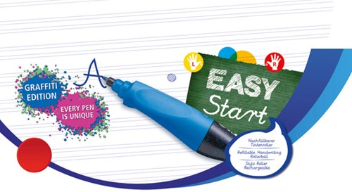 Rollerpenvulling STABILO Easyoriginal fijn blauw doosje à 20 stuks-1