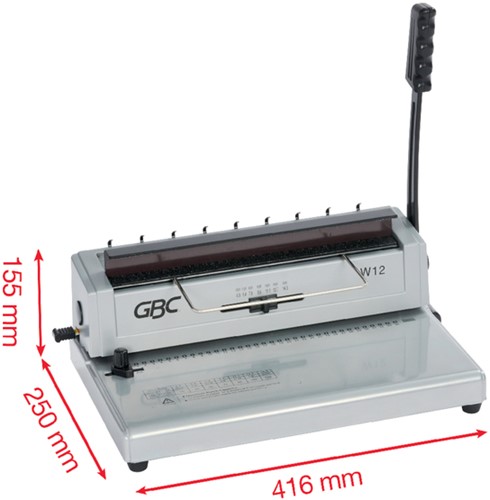 Inbindmachine GBC Wirebind W12 34-gaats-2