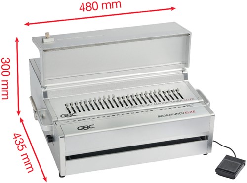 Ponsmachine GBC Multibind Magnapunch Elite + voetpedaal-2
