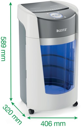 Papiervernietiger Leitz IQ OptiMax 550 Office P5 snippers 2x15mm-2