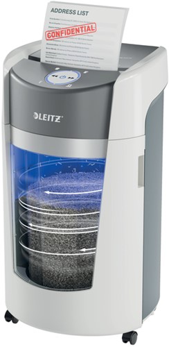 Papiervernietiger Leitz IQ OptiMax 550 Office P5 snippers 2x15mm-3