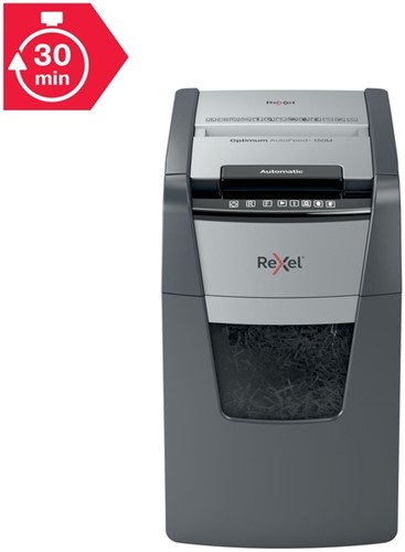 Papiervernietiger Rexel Optimum Auto+ 150M P5 snippers 2x15mm-8