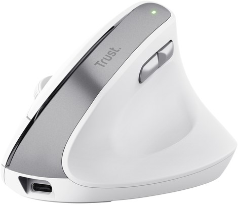 Muis Trust ergonomisch BAYO II draadloos wit-2