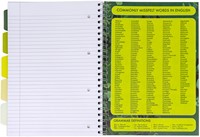 Projectboek Pukka Pad Recycled A4 lijn 5-tabs 4-gaats 200 pagina's 80gr groen-2