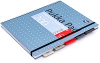 Projectboek Pukka Pad Metallic Executive A4 lijn 5-tabs 4-gaats 200 pagina's 80gr assorti-1