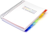 Projectboek Pukka Pad White B5 lijn 10-tabs 400 pagina's 80gr-1