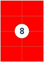 Etiket Rillprint 105x74mm fluorrood 800 etiketten-3