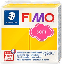 Boetseerklei Fimo soft 57 gram zonnegeel
