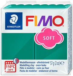 Boetseerklei Fimo soft 57 gram smaragd