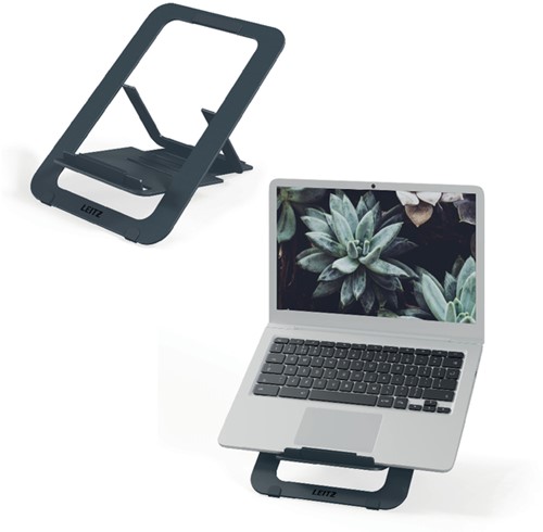 Laptopstandaard Leitz Ergo Aluminium plat verstelbaar-2