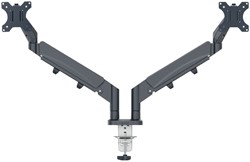 Monitorarm Leitz Ergo ruimtebesparend dubbele monitorarm