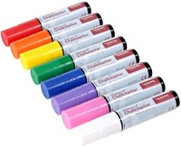 Krijtstift Europel watervast 15mm assorti etui 8 stuks-3