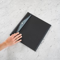 Tafelflipover Rillstab A4 liggend zwart 10 tassen-4