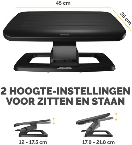 Voetensteun Fellowes Hana LT zwart-2