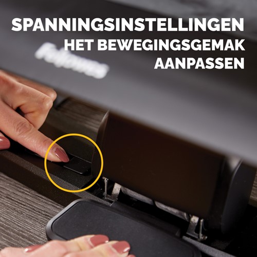 Voetensteun Fellowes Hana LT zwart-2