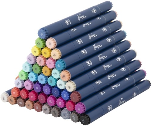 Alcoholmarkers Nassau Arts duopunt set à 48 kleuren-1