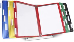 Zichtpanelensysteem bureau Tarifold metaal A4 met 30-tassen assorti