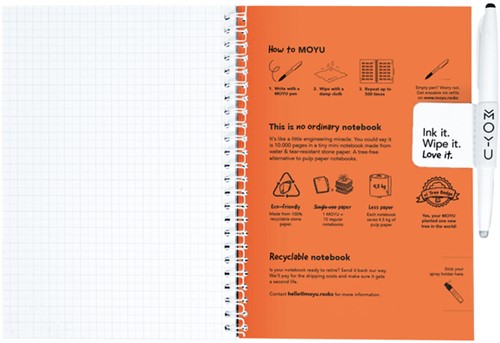 MOYU A5 Hardcover Sunset Orange-1