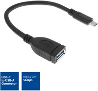 Kabel ACT USB 3.0 OTG USB-C male naar USB-A female-2