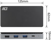 Dockingstation ACT USB-C 4K MST voor 2 HDMI monitoren-3