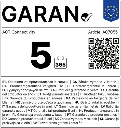 Hub ACT USB-C 3.0 3x USB-A Gigabit ethernet-6