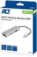 Adapter ACT USB-C 4K multiport voor 2 HDMI monitoren-6