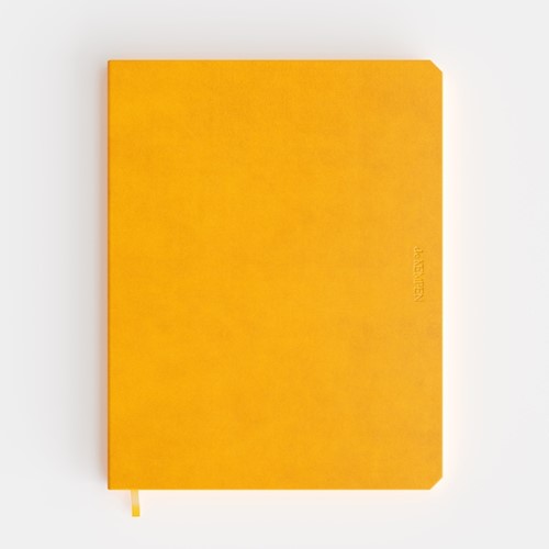 Notitieboek de KEMPEN Independent 171x220mm lijn 192 pag 90gr geel