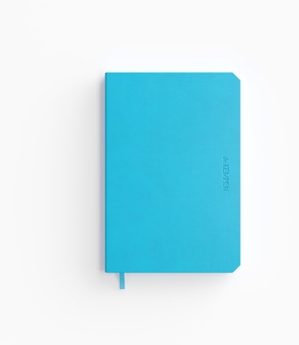 Notitieboek de KEMPEN Limitless 110x160mm blanco 160 pag 90gr felblauw