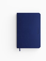 Notitieboek de KEMPEN Silence 110x160mm blanco 160 pag 90gr dblauw