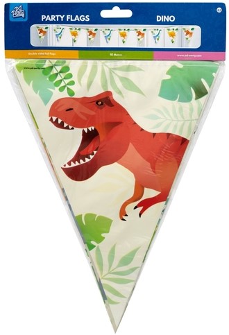 Vlaggenlijn Dino folie 10 meter-2