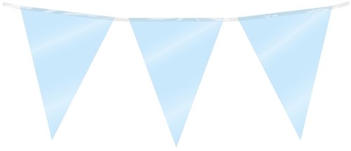 Party Flag Foil Baby Blue