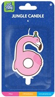 Jungle candle 6 Flamingo-2