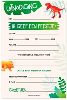 Uitnodigingskaarten Dino-2