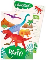 Uitnodigingskaarten Dino-1