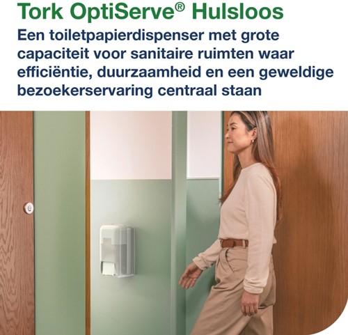 Toiletpapier Tork T7 Premium Optiserve Coreless 3-laags 63m wit 472650-3