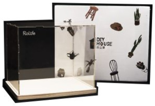 Dustcover XL 246×202×216mm. Voor ToneCheer en Robotime. DIY 3D kit. DF01M. ArtBizNiz