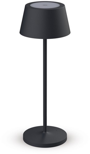 Tafellamp MAUL Nina LED oplaadbaar dimbaar antraciet