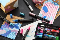 Acrylmarker STABILO  Free Acrylic T300 karmijnrood-4