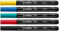 Acrylmarker STABILO  Free Acrylic T100 Royal assorti 5 stuks-3
