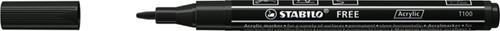Acrylmarker STABILO  Free Acrylic T100 zwart