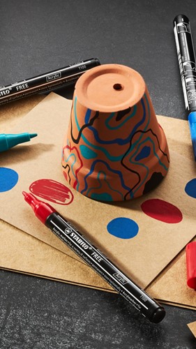 Acrylmarker STABILO  Free Acrylic T100 zwart-1