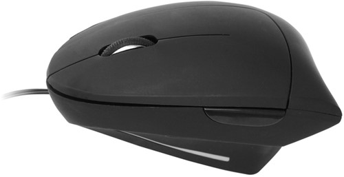 Muis Quantore ergonomisch bedraad USB-A zwart-2