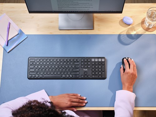 Toetsenbord Trust Vaiya Multidevice draadloos-1