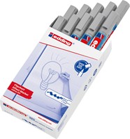 Viltstift edding 385 flipover penseelpunt zilvergrijs-2