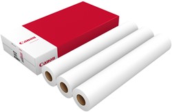 Inkjetpapier Canon 610mmx50m 90gr standaard 3 rollen