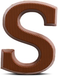 Chocoladeletter van Dijk melk S 40 gram