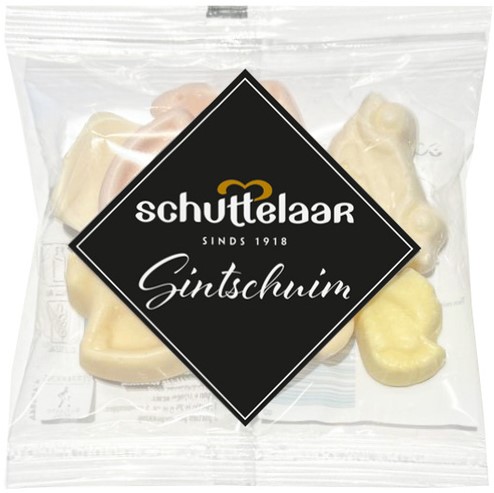 Schuimpjes Schuttelaar Sint Nicolaas 50 gram