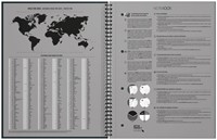 Spiraalblok Oxford International Notebook A4+ lijn rood-4